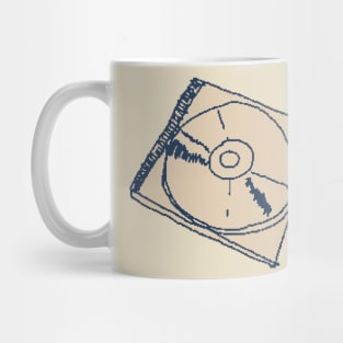 Compact Disc - 1bit Pixel Art Mug